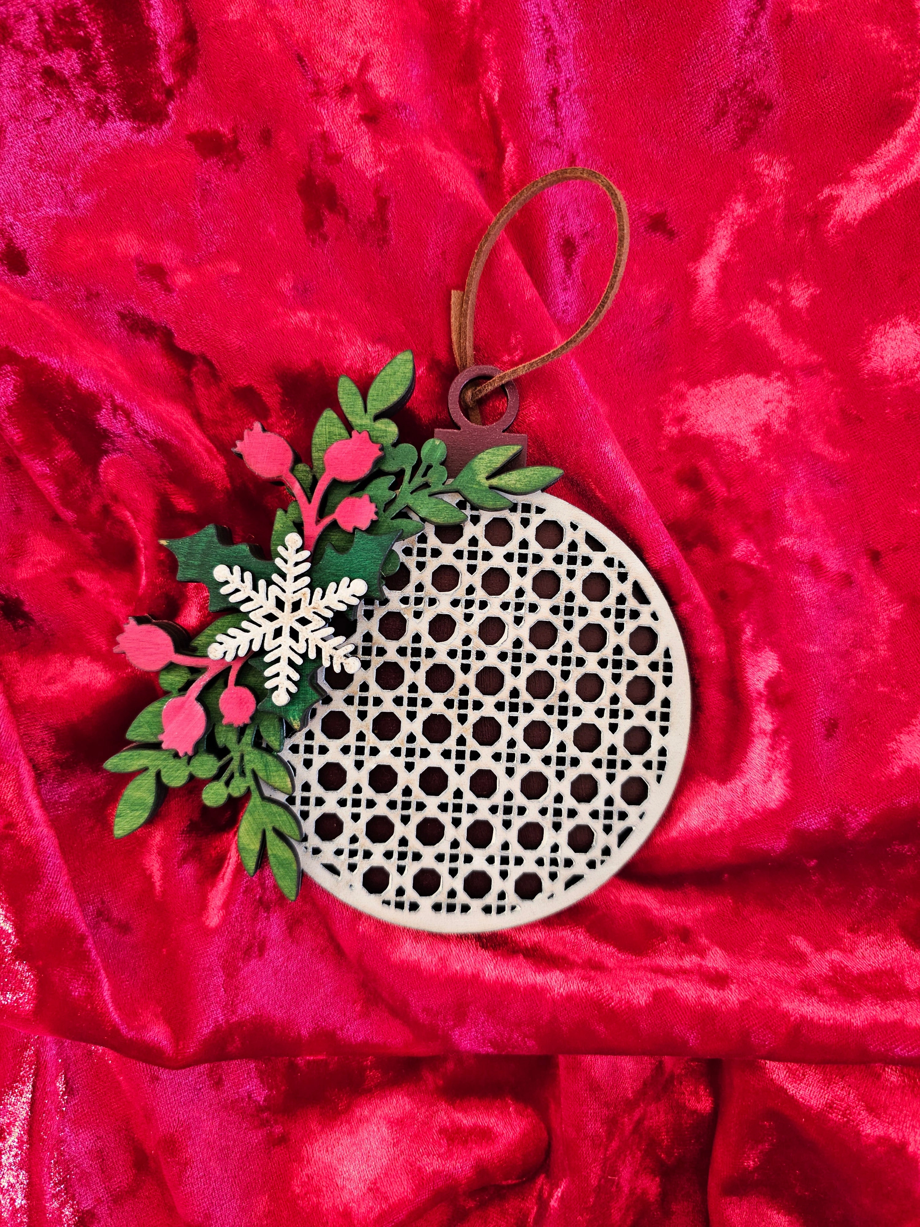 Christmas Ball Ornaments - Set of 4