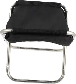 Ciieeo Outdoor Portable Folding Chair Stainless Steel Stool for Fishing Camping Hiking Compact Lightweight Design for Easy Carrying Versatile Use