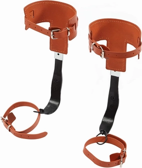 Climbing Spikes with Multi Functional Belt, Upgrade Leather Tree Climbing Gear Set, Adjustable Length Climbing Spurs & Stabilize Foot Lines Suitable for Fruit Picking, Tree Climbing, Hunting