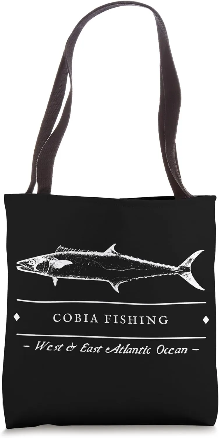 Cobia Fishing Lures Saltwater Fish Fishing Cobia Tote Bag