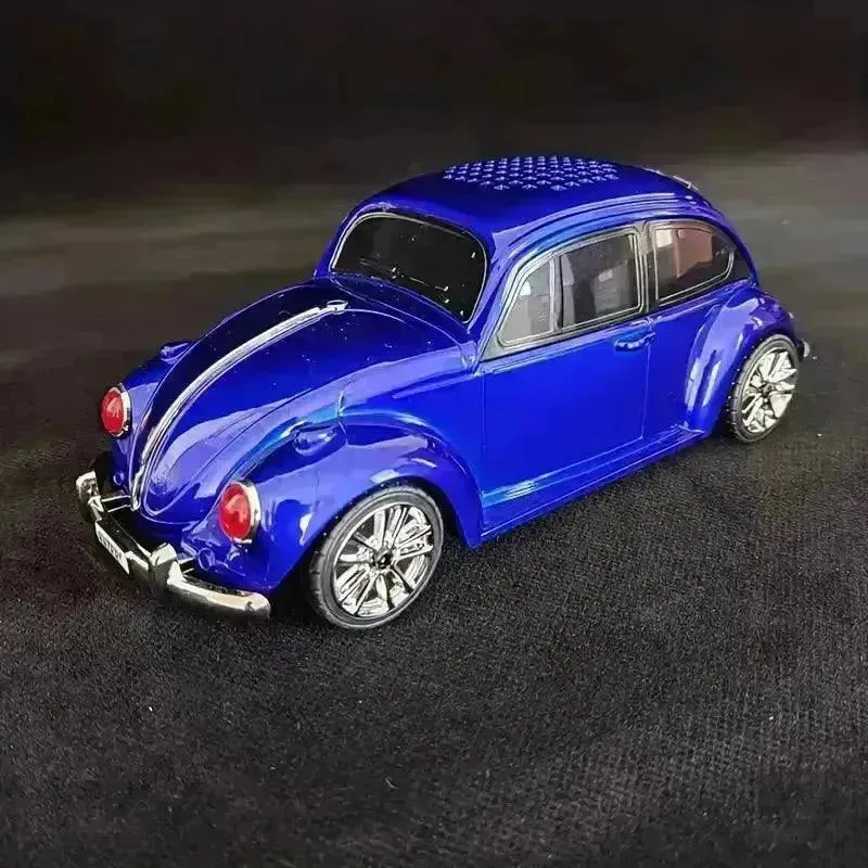 Compact Vintage Car Shaped Bluetooth Speaker