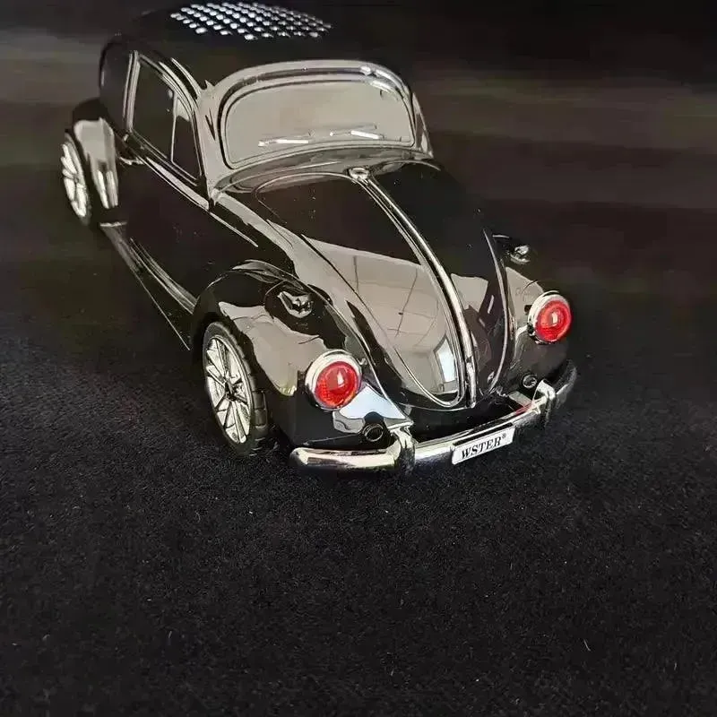 Compact Vintage Car Shaped Bluetooth Speaker