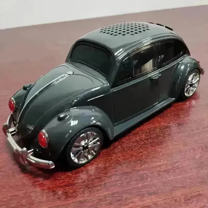 Compact Vintage Car Shaped Bluetooth Speaker