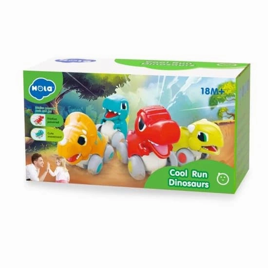 Cool Dinosaur Design Friction-Powered Car Toy