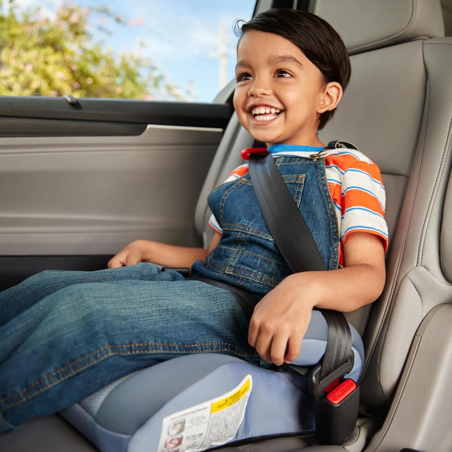 Cosco Topside Backless Booster Car Seat, Lightweight Booster Seats for Cars 40-100 lbs, Backless Booster Seat for Car, Turquoise