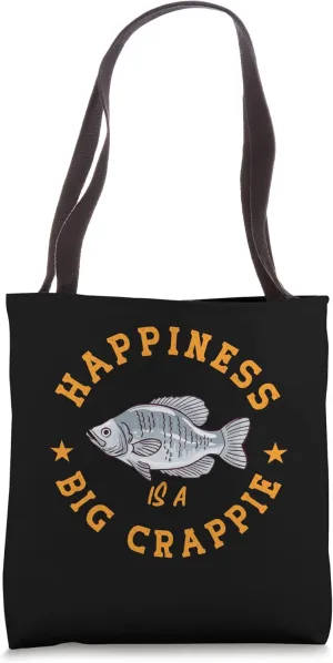 Crappie Fishing Bait Lures Rod Fish Tote Bag
