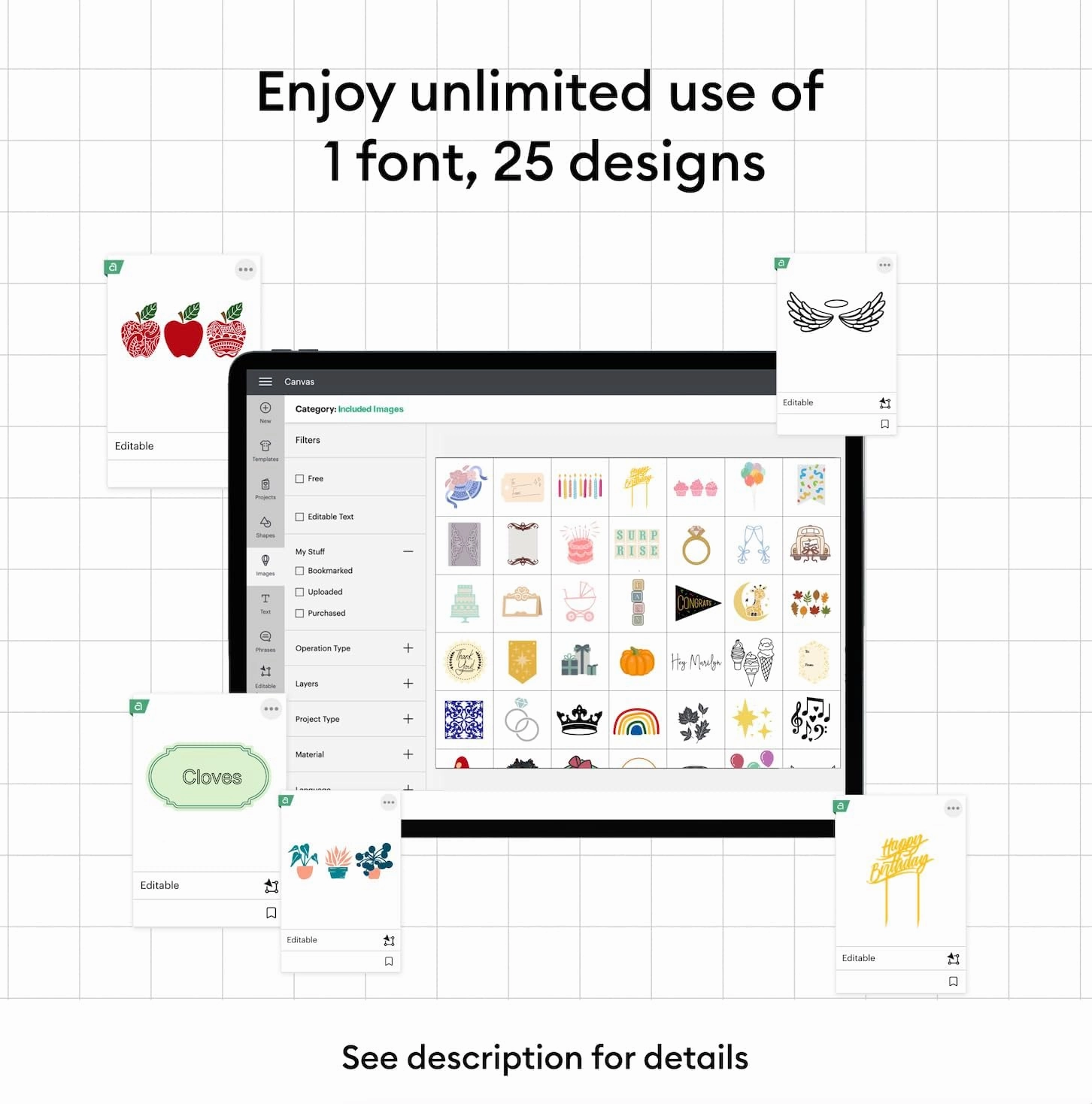 Cricut Explore 4 - Smart Cutting Machine (Seashell) | Engagement Plus Bundle - Includes EasyPress 3 Heat Press (9x9)   Mat, Tote Bag, Material Samplers, Machine Mat, Pens, Tools, & 25 Digital Images