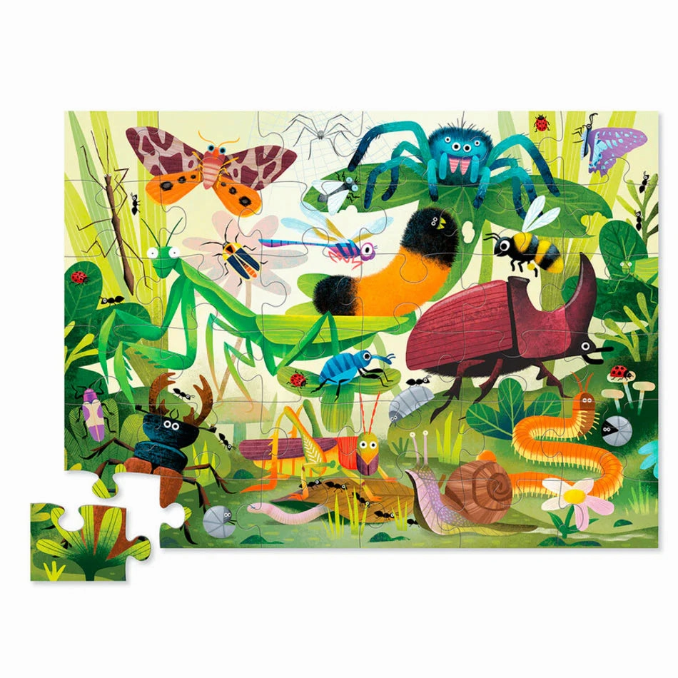 Crocodile Creek | Backyard Bugs - 36pc Floor Puzzle