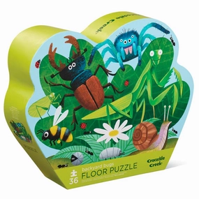 Crocodile Creek | Backyard Bugs - 36pc Floor Puzzle