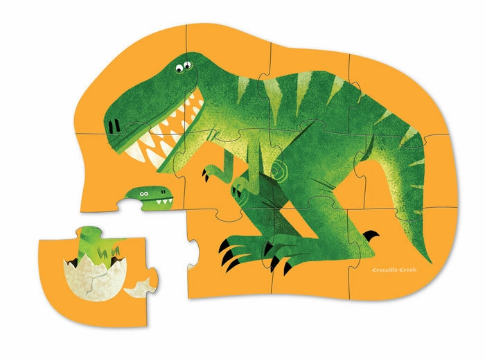 Crocodile Creek | Mini Shaped Puzzle 12pc - Just Hatched