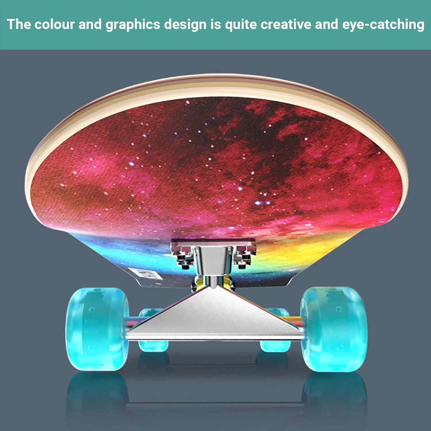 Crocox Kids Adult Skateboard Complete Set Up-Beginner to Pro Boards Outdoor