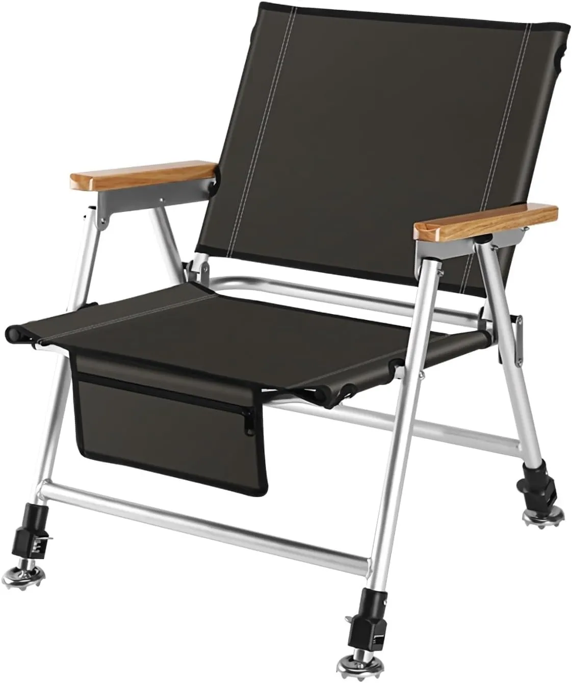 CULIACAN Fishing Chair Folding Recliner Chair Portable Lightweight Reclining Fishing Chair Removable Cushion Camping Chair Outdoor Folding Chair (Color : B)