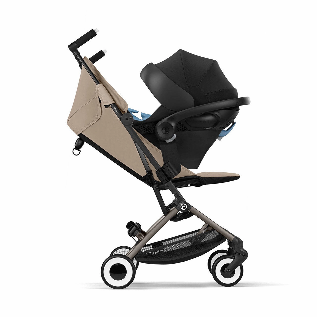 Cybex Libelle 2 Stroller - Taupe Frame with Seats