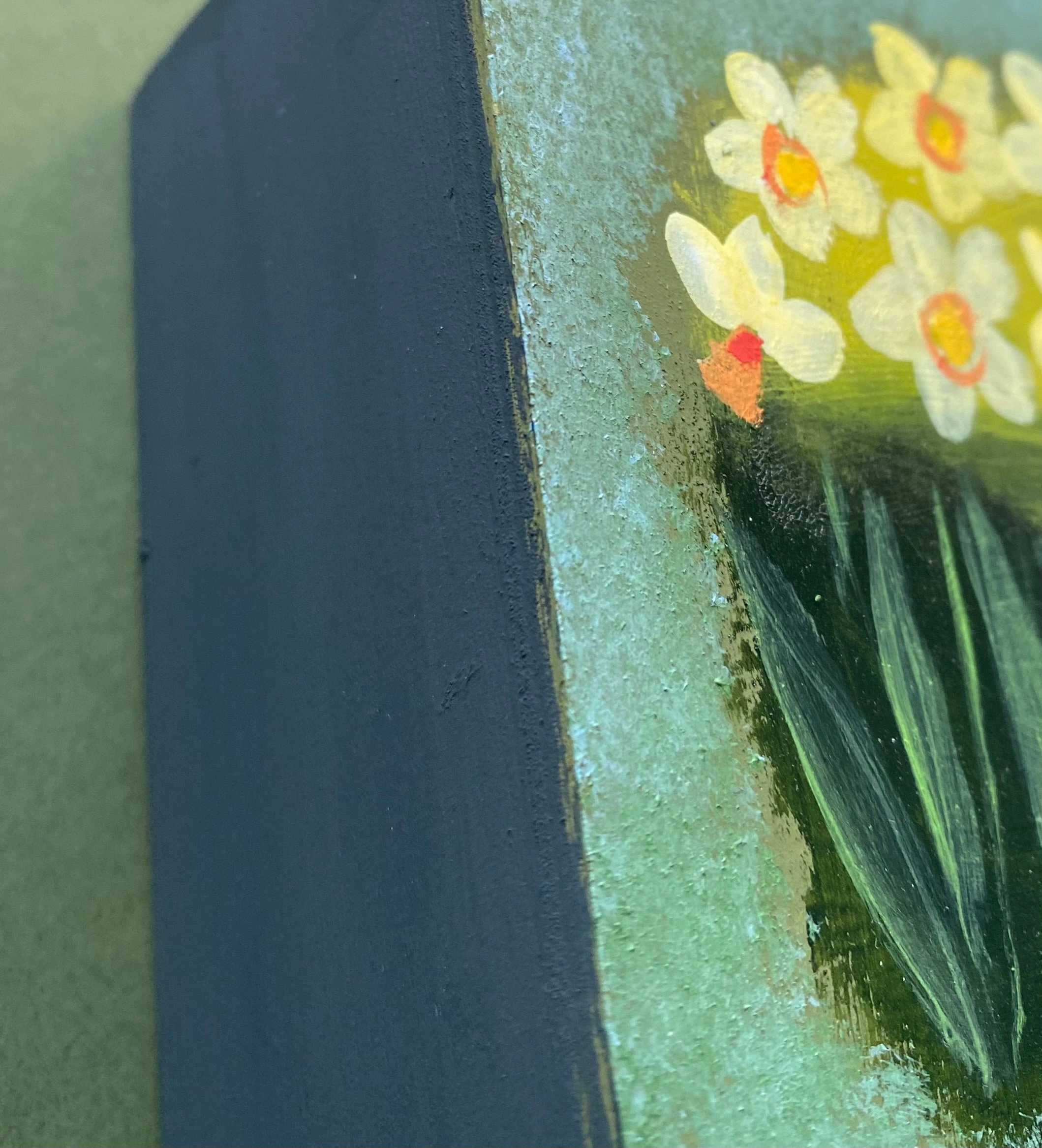 Daffs On Wood