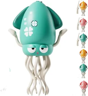 Dancing Octopus Toy, Smart Tentacle Explorer, Wiggly Wonder Octopus, Auto-Avoid, with LED Lights & Music (Green(Regular))