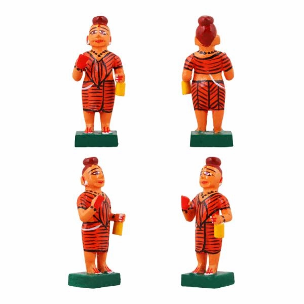 Dasavataram Set - 4 Inches | Wooden Statue/ Golu Doll for Navratri Decor