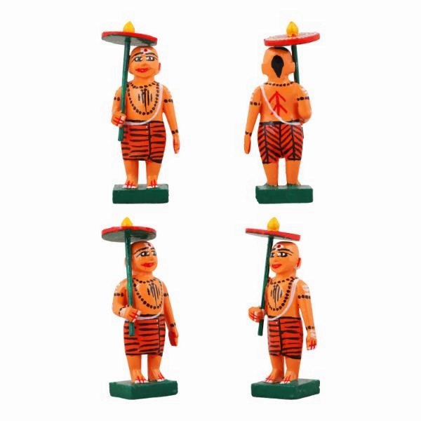 Dasavataram Set - 4 Inches | Wooden Statue/ Golu Doll for Navratri Decor