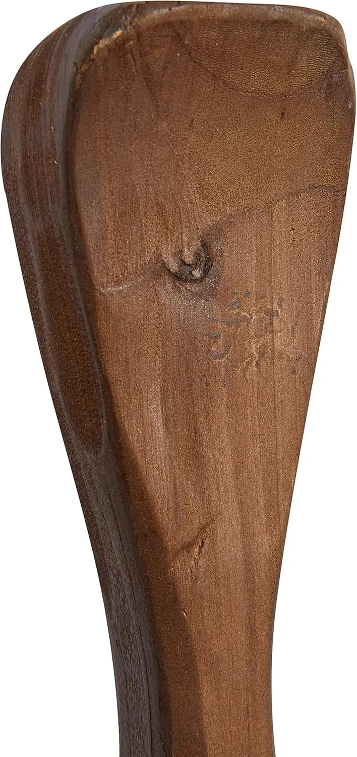 Deco 79 Wood Paddle Home Wall Decor Novelty Canoe Oar Wall Sculpture with Arrow and Stripe Patterns, Set of 2 Wall Art 6"W, 55"H, Multi Colored