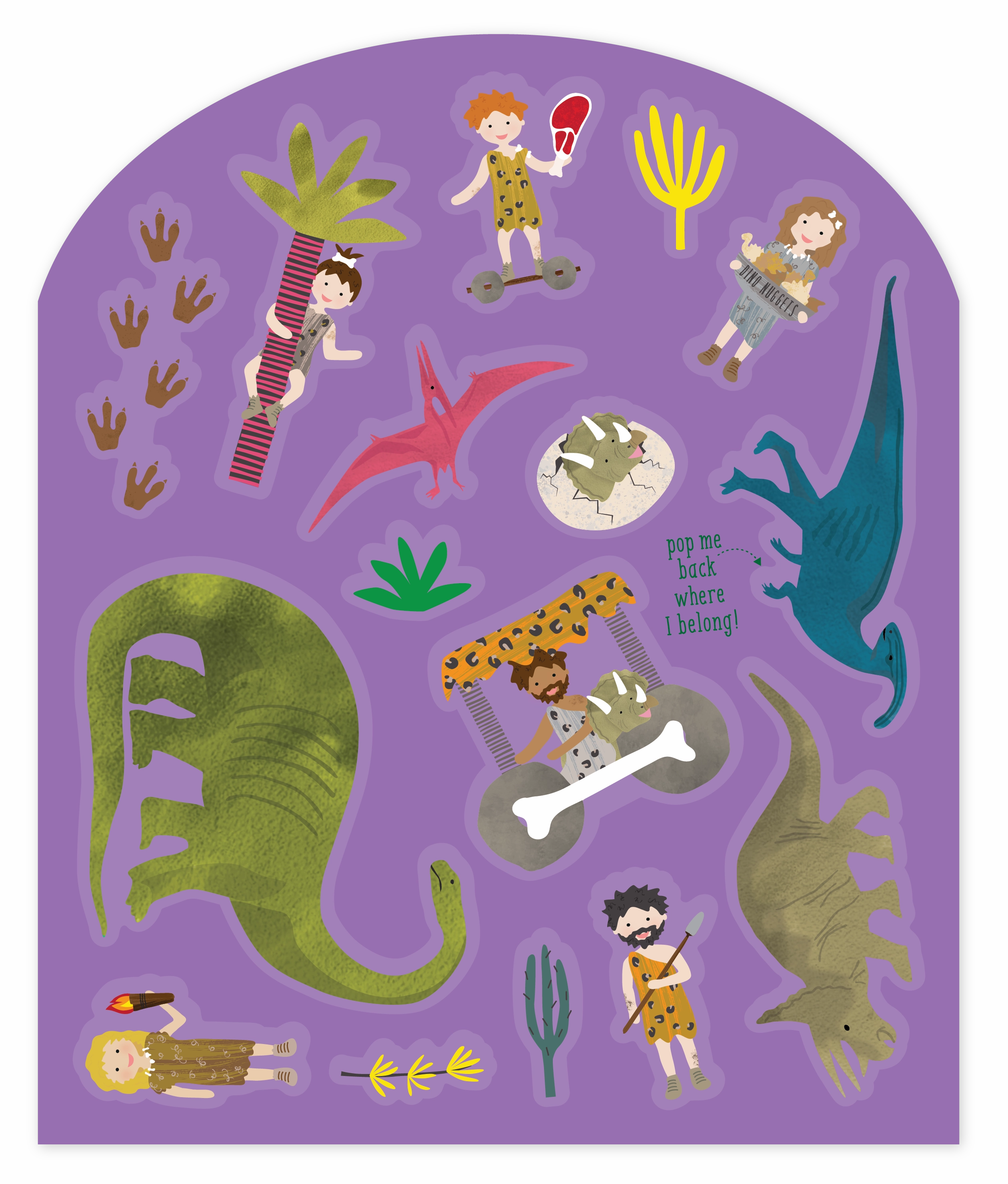 Dino Stick & Play Book