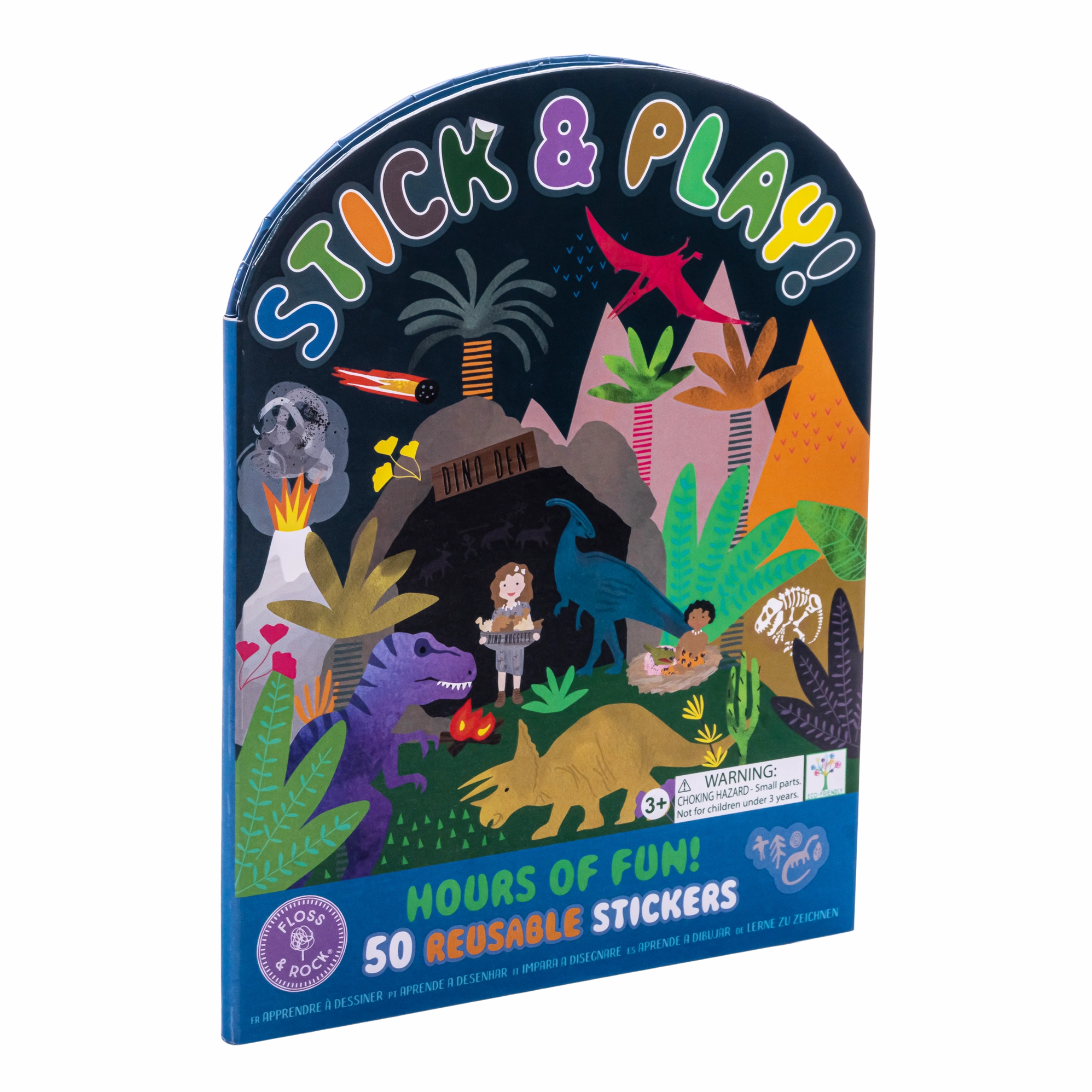 Dino Stick & Play Book