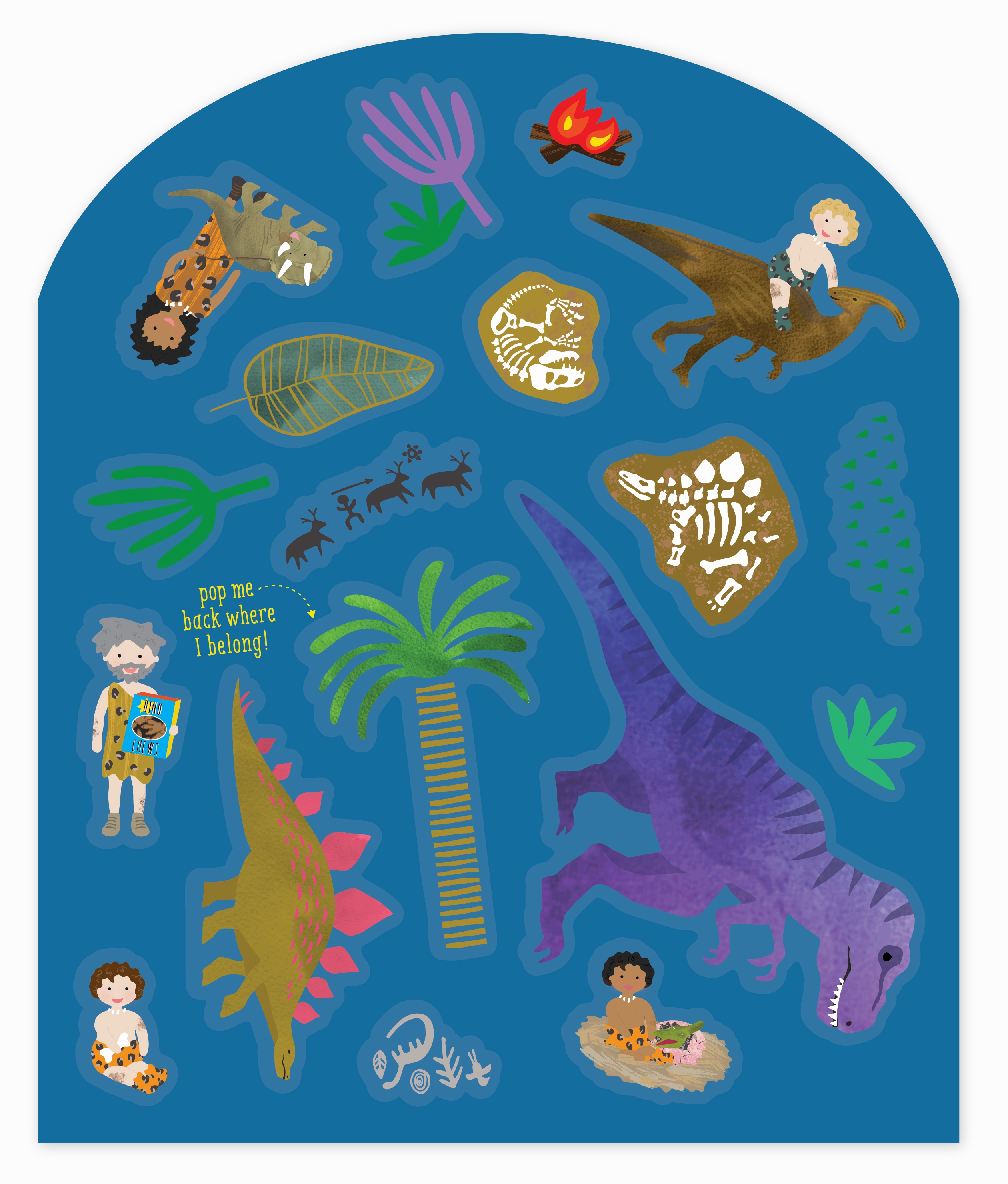Dino Stick & Play Book