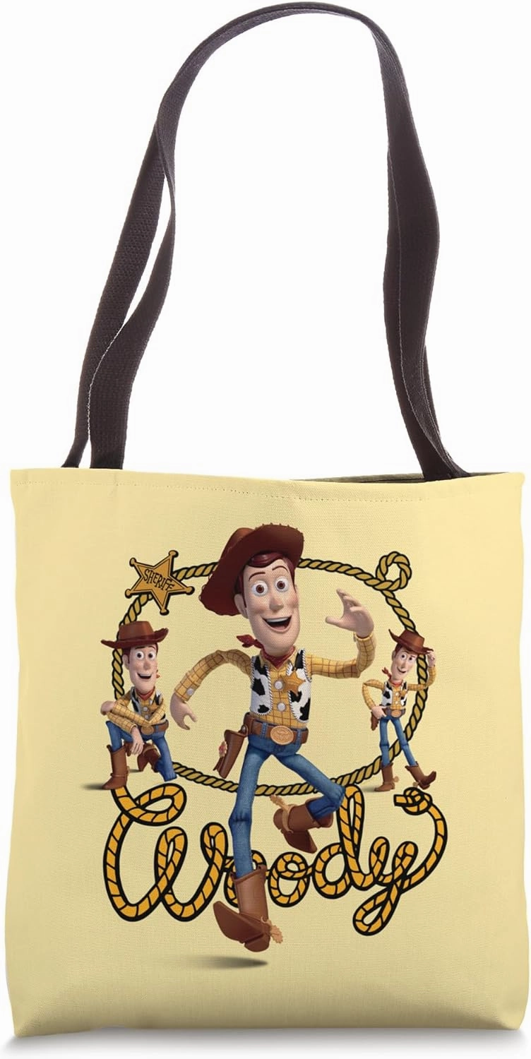Disney and Pixar's Toy Story Sheriff Woody Lasso Signature Tote Bag