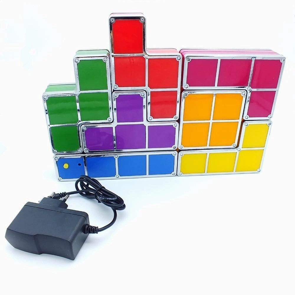 DIY Stackable Tetris Puzzle Desk Lamp