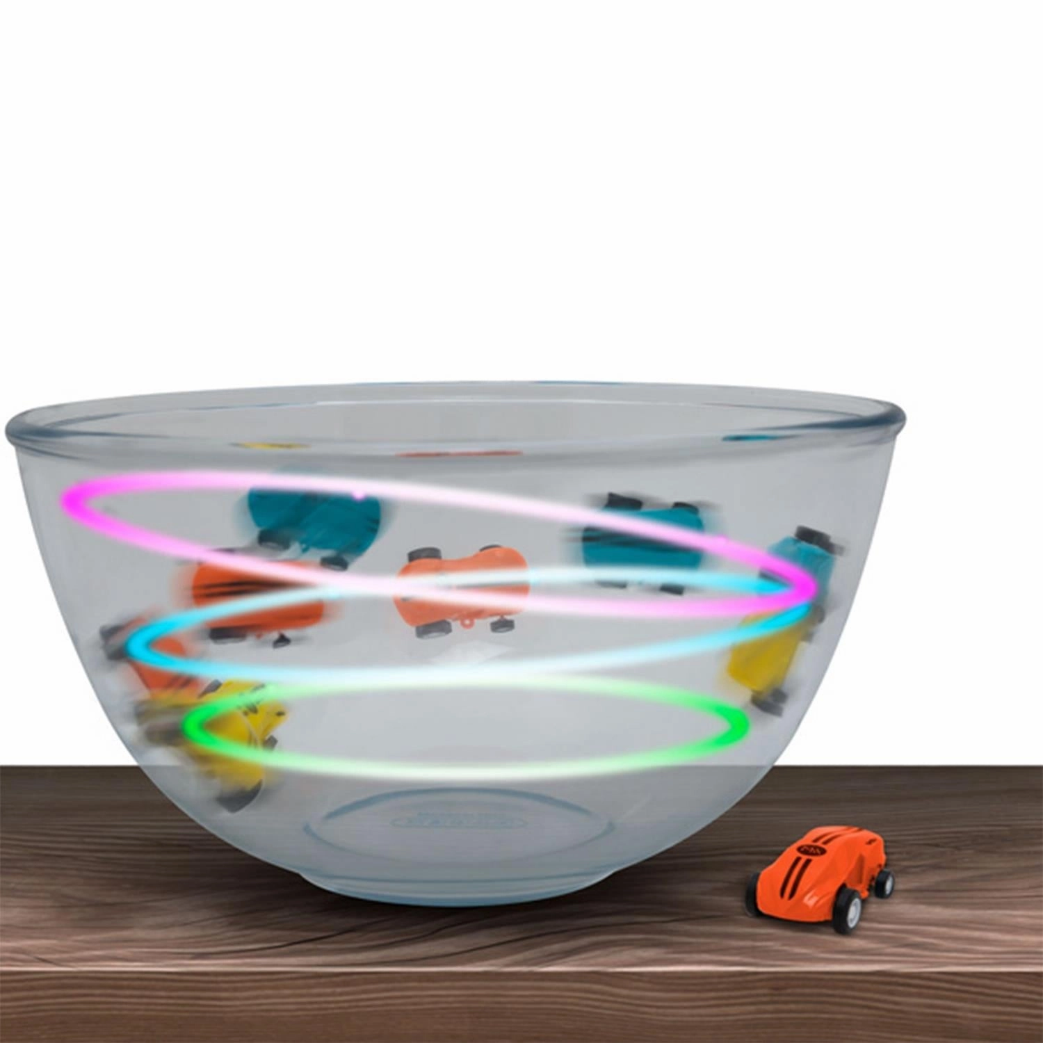 Doodle Mini Car Spinner with Flashing Lights