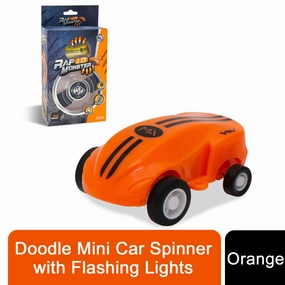 Doodle Mini Car Spinner with Flashing Lights