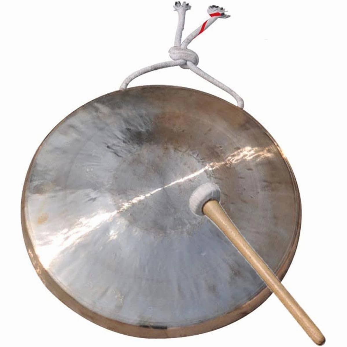 DOOKAA Gong gong gong drum gong and drum percussion instrument 22 cm Chinese style gong and drum percussion instrument large gong table clock (Color: 22 cm, Size:)