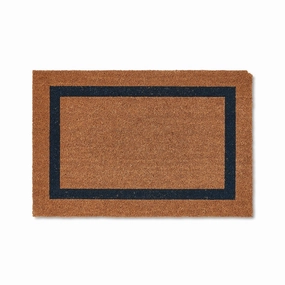 Door Mat Cape Cod Navy Border
