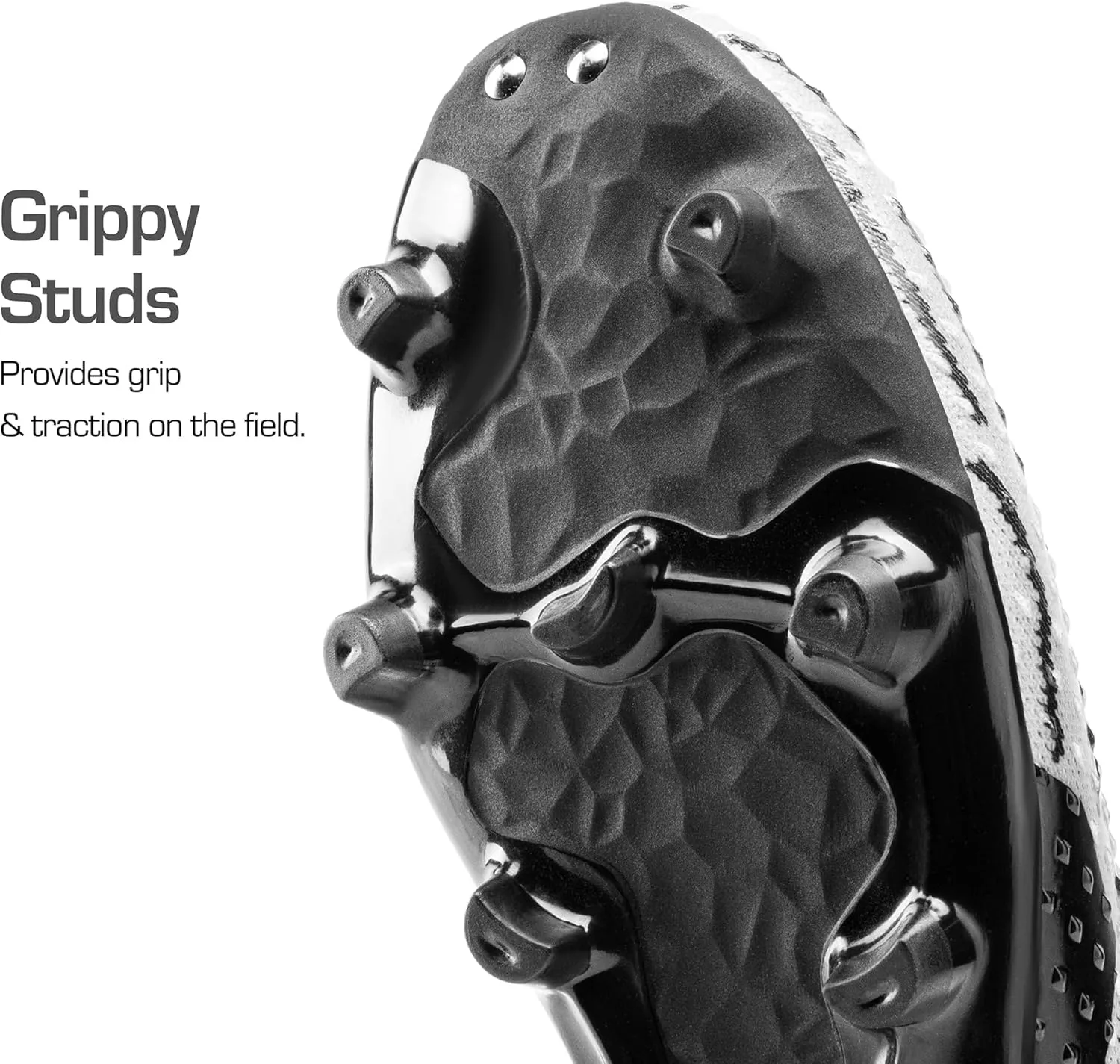 DREAM PAIRS Men's Soccer Cleats Lightweight Football Cleats Professional Training High-top Soccer Shoes