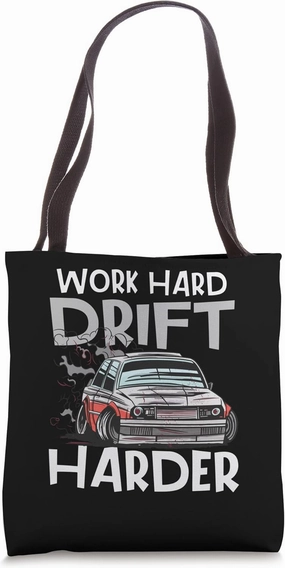 Drifting Burnout Racing Drift Racecar Motorsport Mechanic Tote Bag