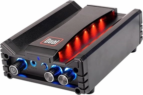Dual Electronics DBTMA100 Black Micro 2 Channel Class-D Amplifier | 3.5 mm AUX Input | Stereo RCA Outputs | 100 Watts Peak Power | Up to 100ft of Wireless Bluetooth Range