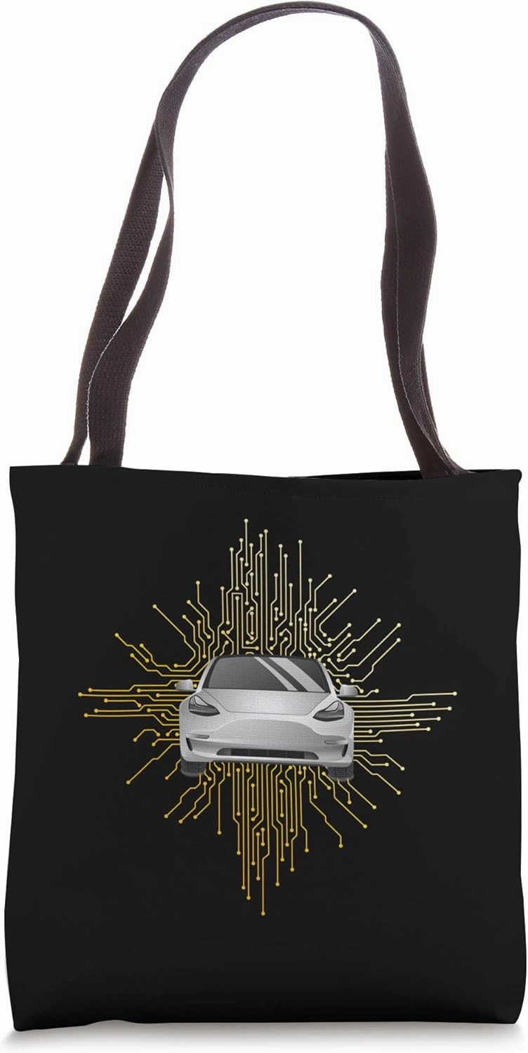 Electric Car Drive The Future - Zero Emissions Auto Owner Tote Bag