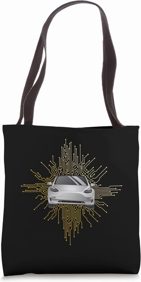 Electric Car Drive The Future - Zero Emissions Auto Owner Tote Bag