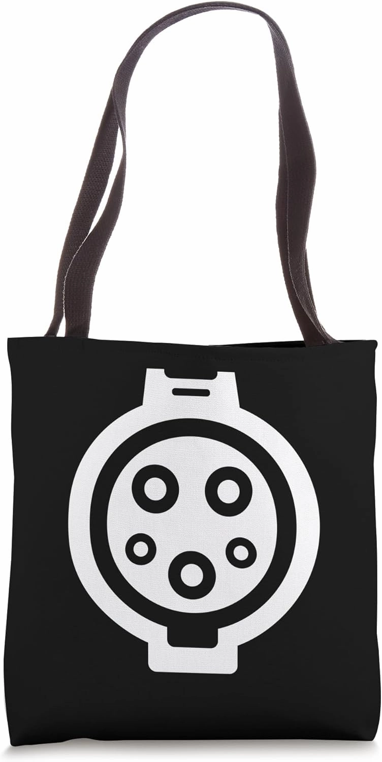 Electric Car Plug Zero Emission Vehicle Environmentalist Tote Bag