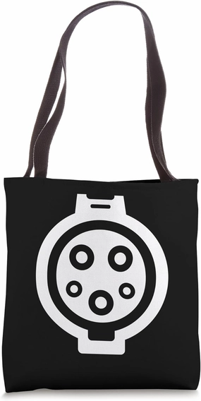 Electric Car Plug Zero Emission Vehicle Environmentalist Tote Bag