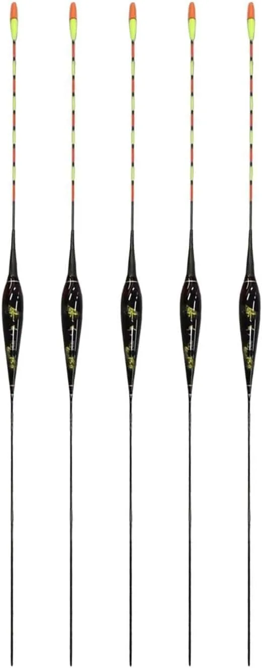 Electronic LED Light Automatic Fish Bite Alarm Night Fishing Floats with Glowing Stick Tubes