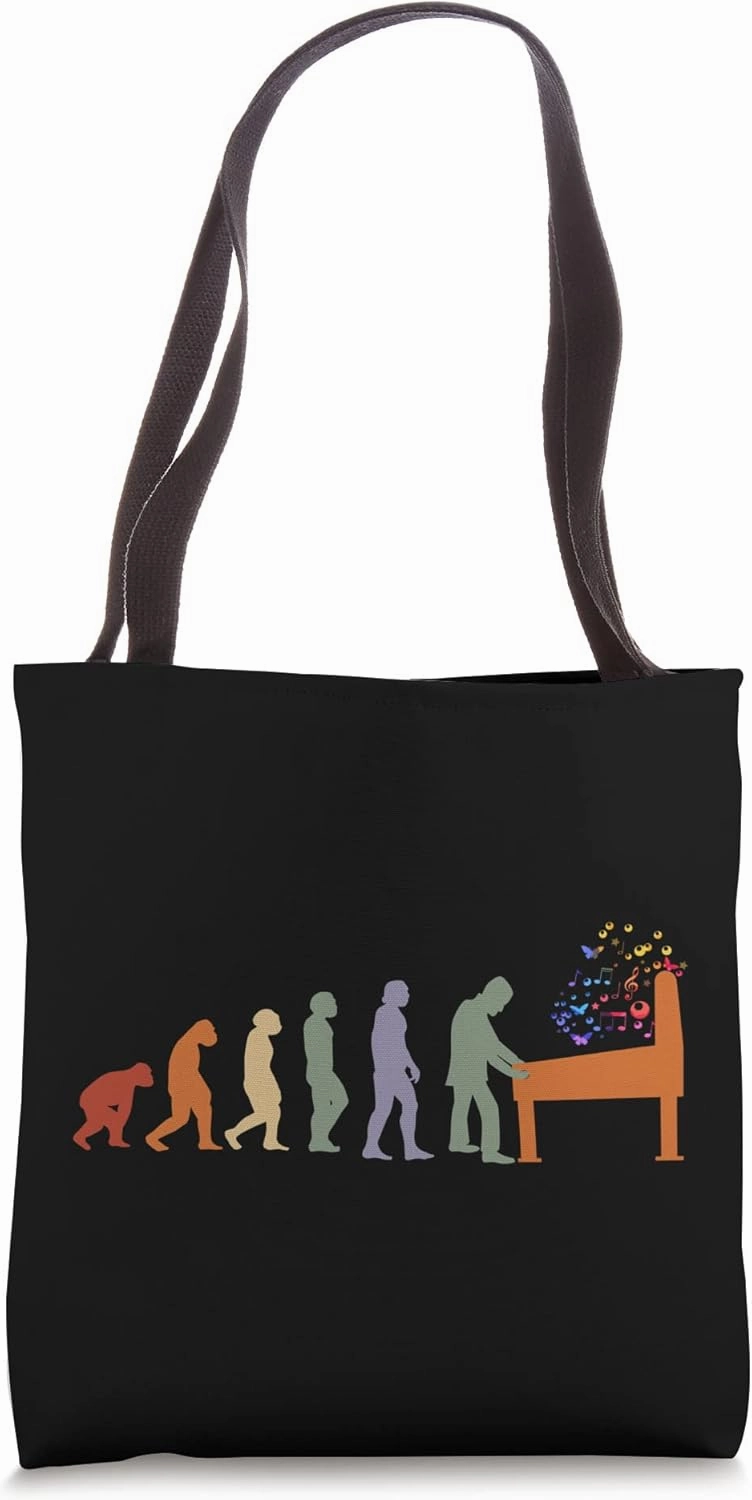 Evolution Pinball game Vintage Flipper arcade pinball game Tote Bag