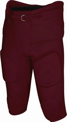 Exxact Sports Gladiator Mens Integrated Football Pants with Built-in Pads, Lightweight Ultra Flex Football Practice Pants