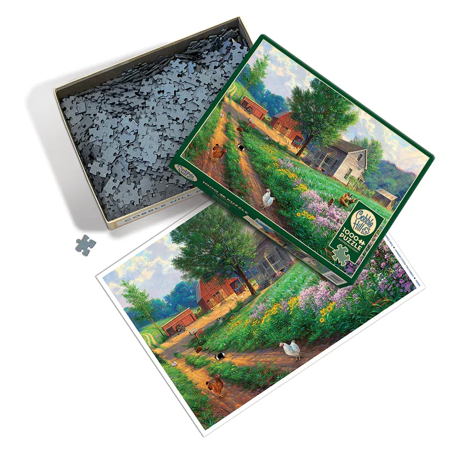 Farm Country, 1000pc Puzzle, Compact