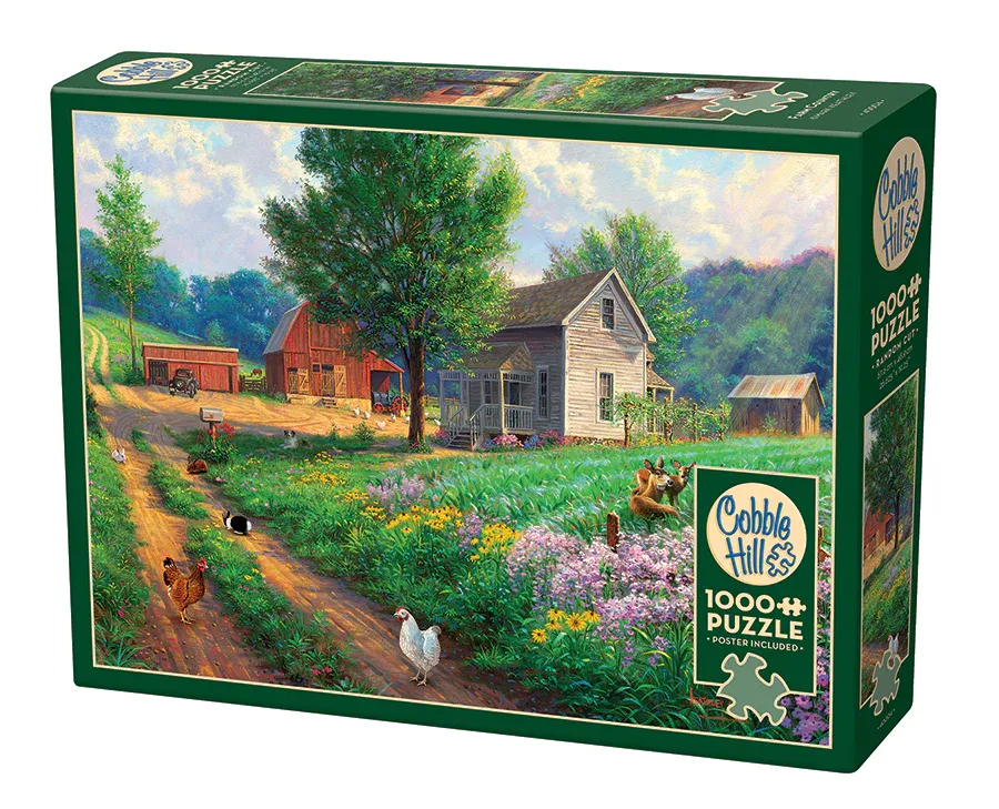Farm Country, 1000pc Puzzle, Compact