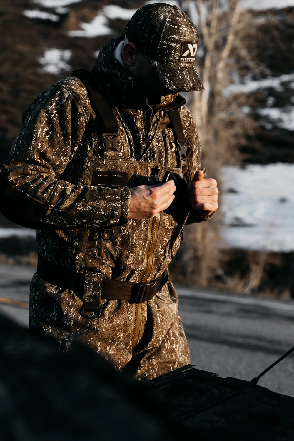 First Lite Trucker Hat - Lightweight Mesh Hunting Cap