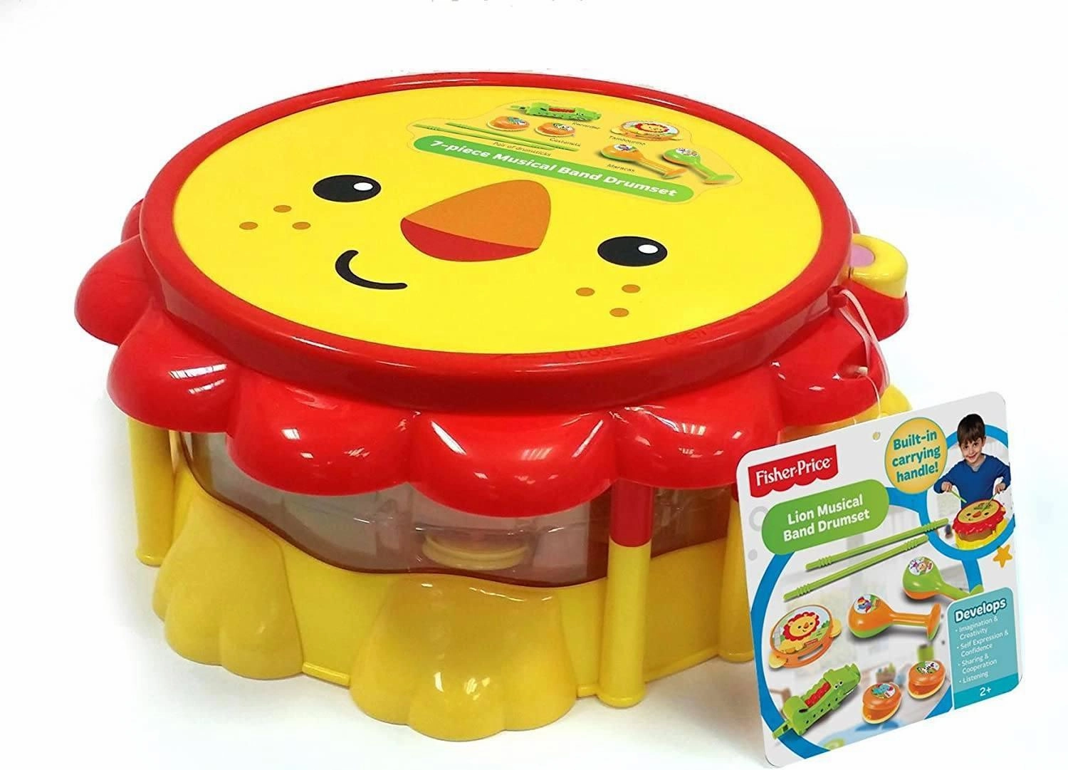 Fisher Price Lion Musical Band Drum Set
