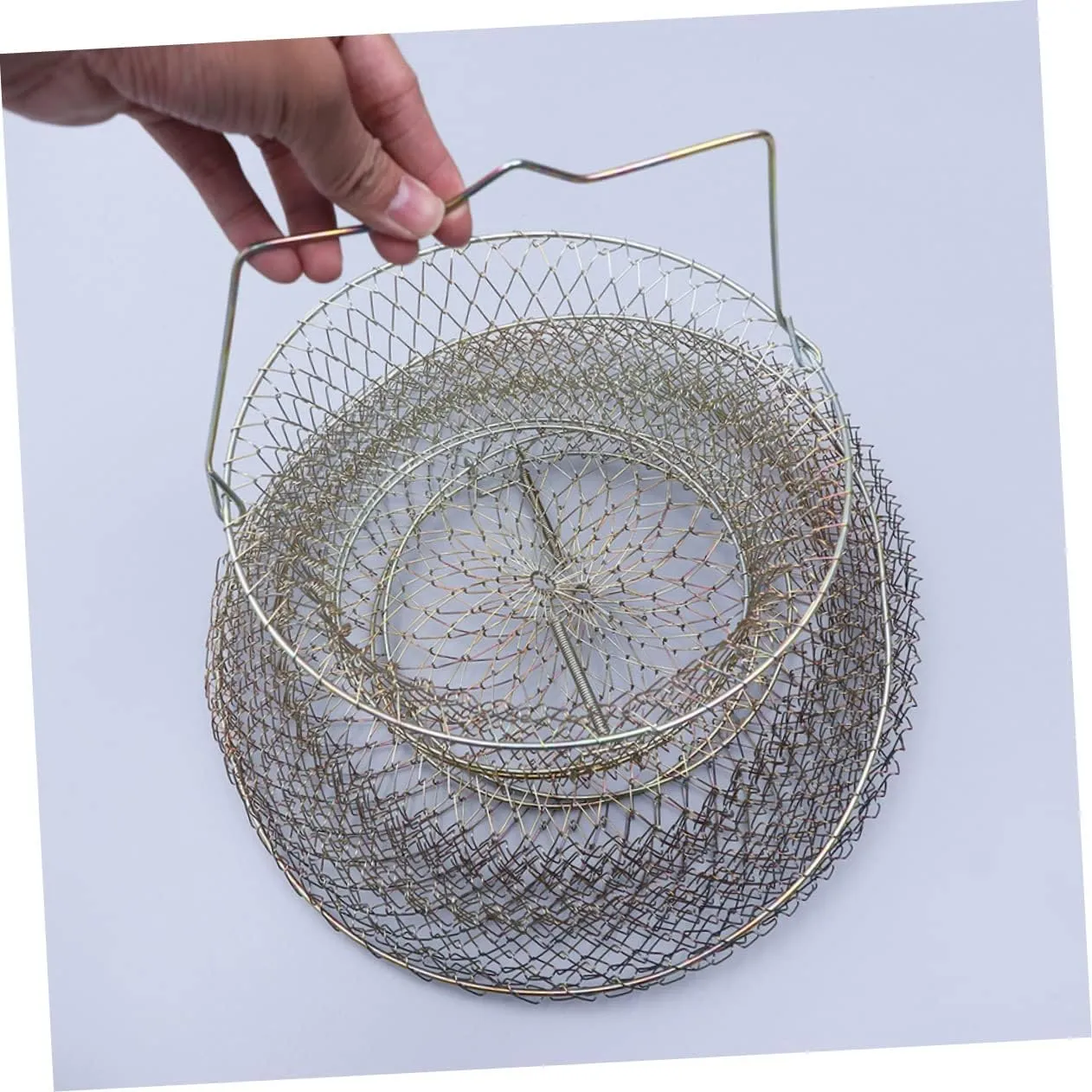 Fishing Accessories Fish Net Fish Cage Folding Fishing Net Bait Net Mesh Fish Fishing Cage Fishing Baits