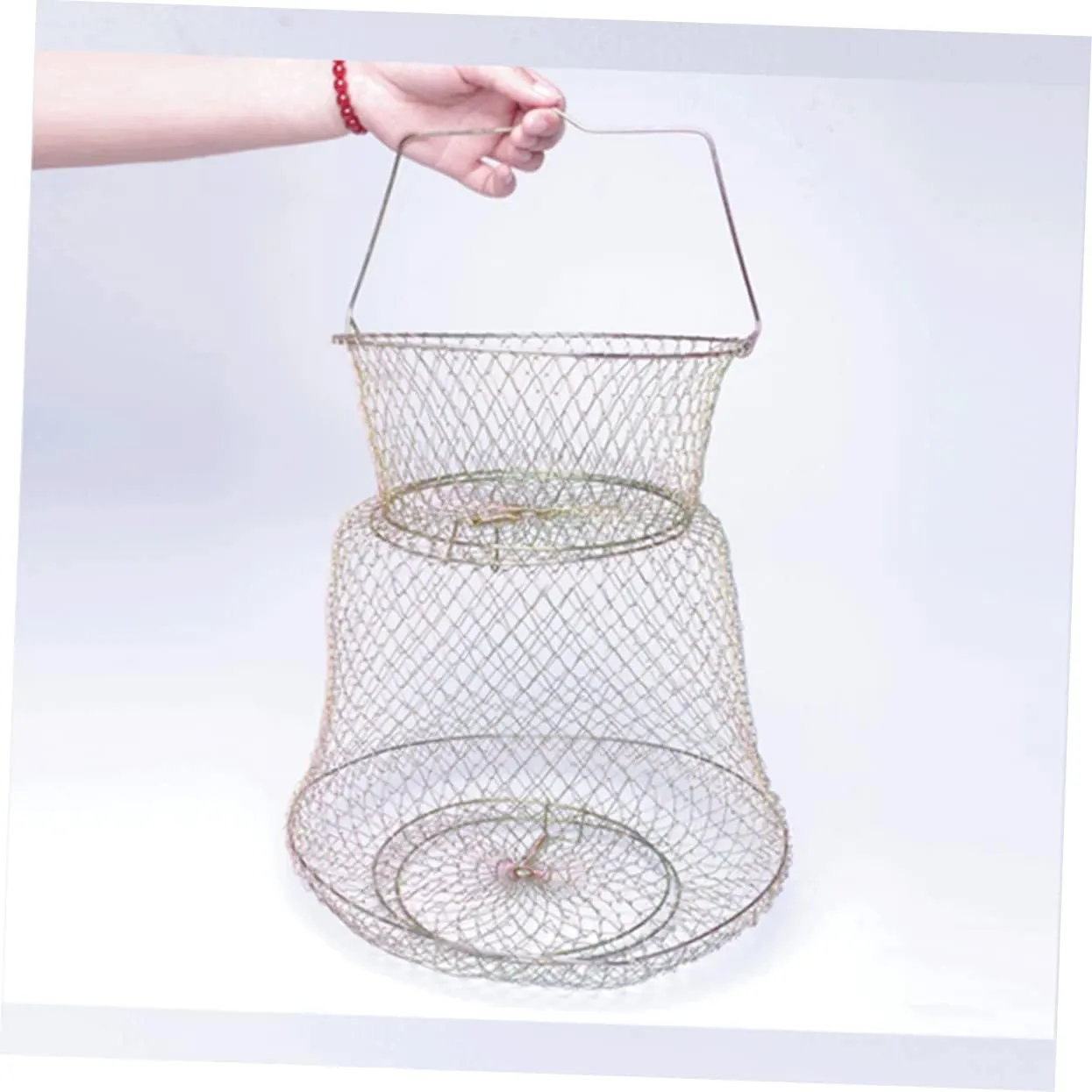Fishing Accessories Fish Net Fish Cage Folding Fishing Net Bait Net Mesh Fish Fishing Cage Fishing Baits