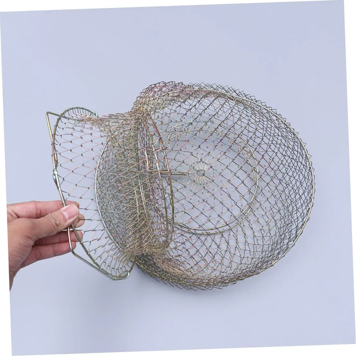 Fishing Accessories Fish Net Fish Cage Folding Fishing Net Bait Net Mesh Fish Fishing Cage Fishing Baits