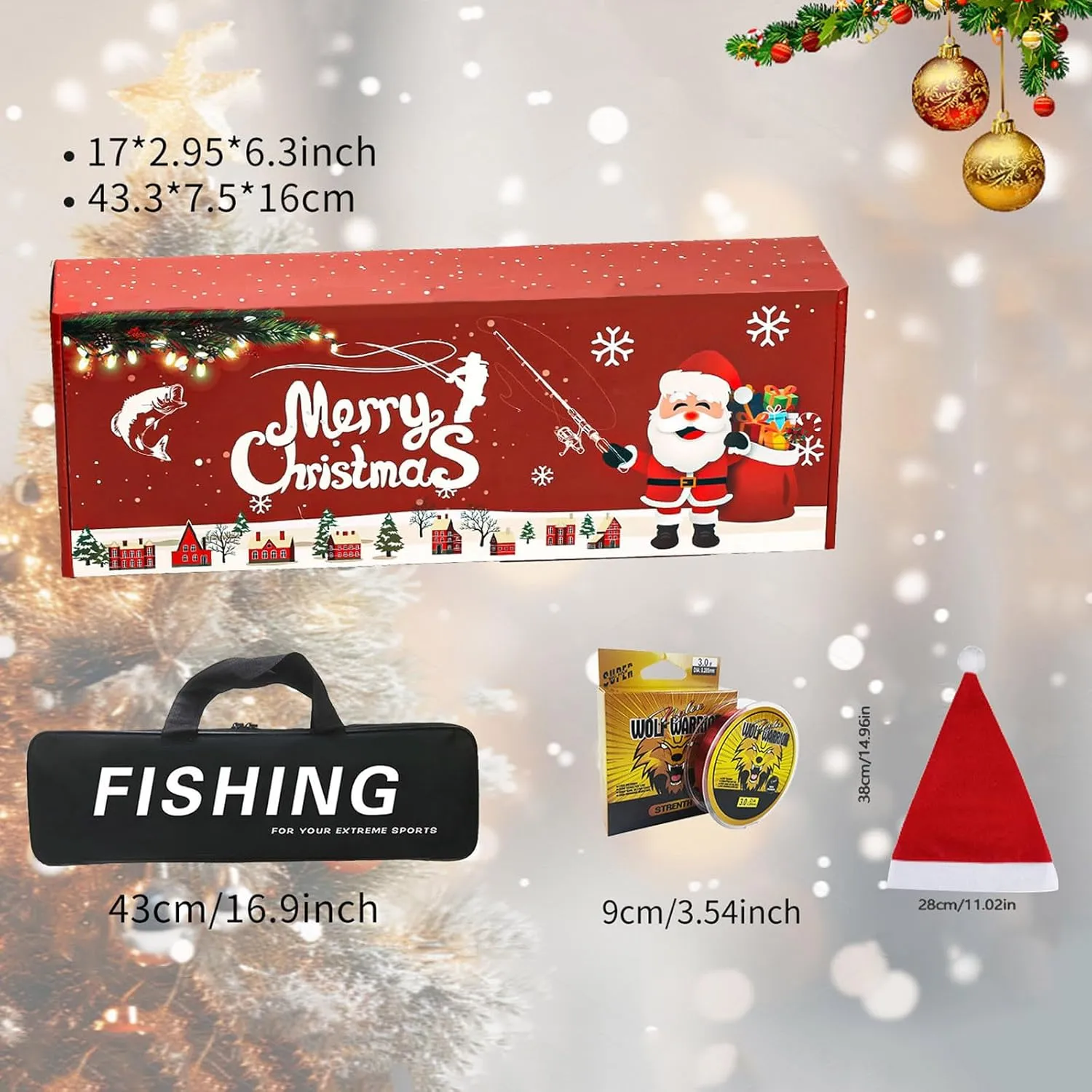Fishing Gear Set, Travel Fishing Kit, Fishing Kits for Adults, Portable Fishing Tools, Lightweight Fishing Rod, Telescopic Fishing Rod, Reel Combo Set for Boys, Girls and Teens