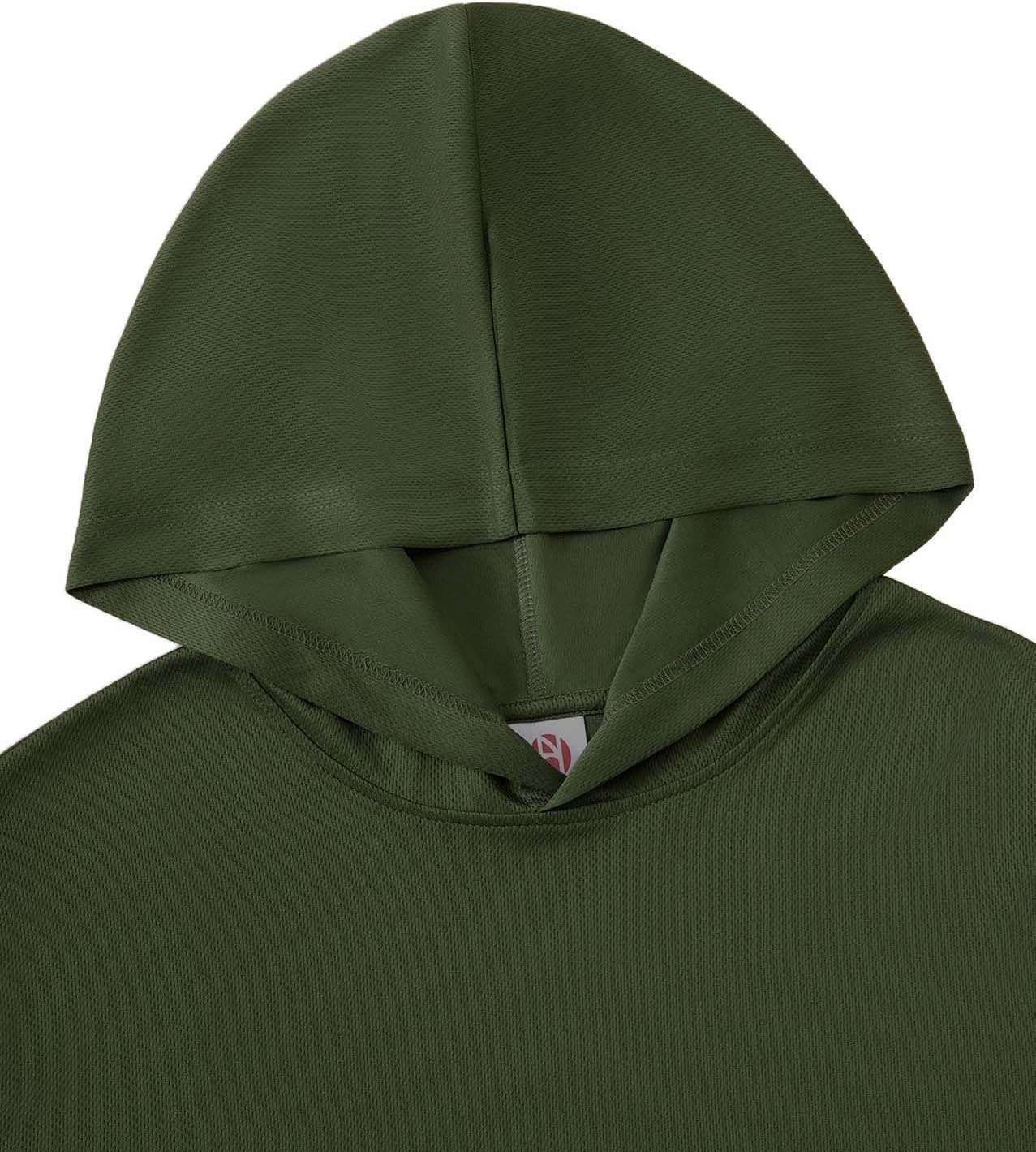 Fishing Hoodies for Men Athletic Lightweight Long Sleeve Shirts Pullover Workout Hoodies